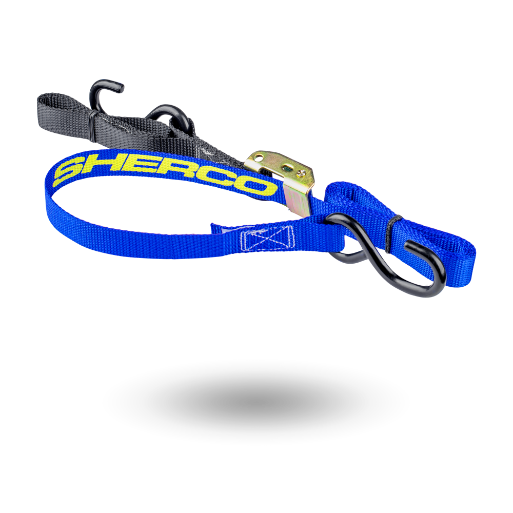 Sangles moto Sherco bleues 25 mm – Motos Dario Colmar