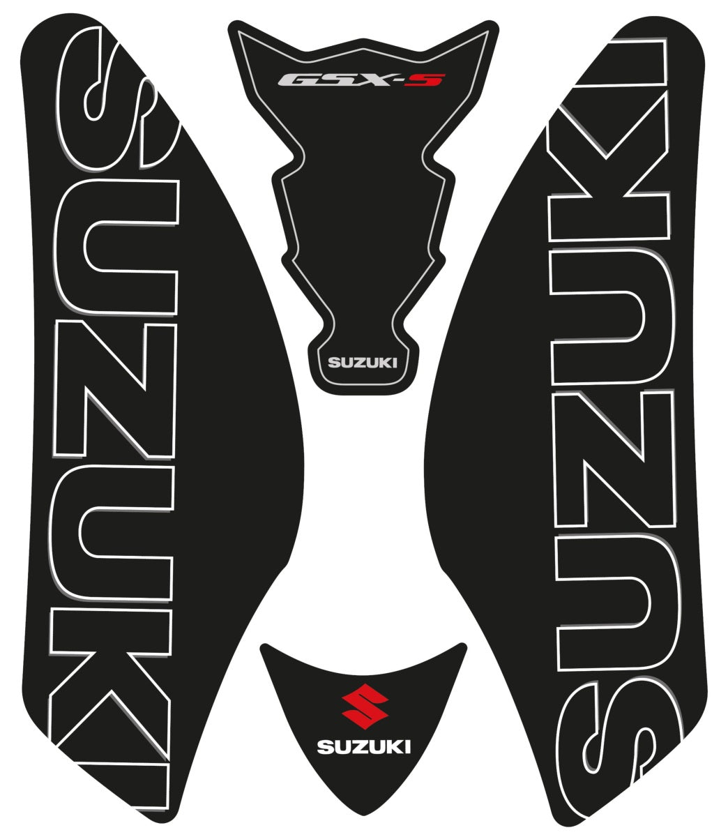 PROTECTIONS DE RESERVOIR GSX-S1000 NOIR 2
