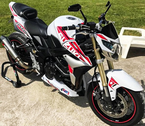 KIT DECO SUZUKI GSR 750 ECSTAR GP ROUGE
