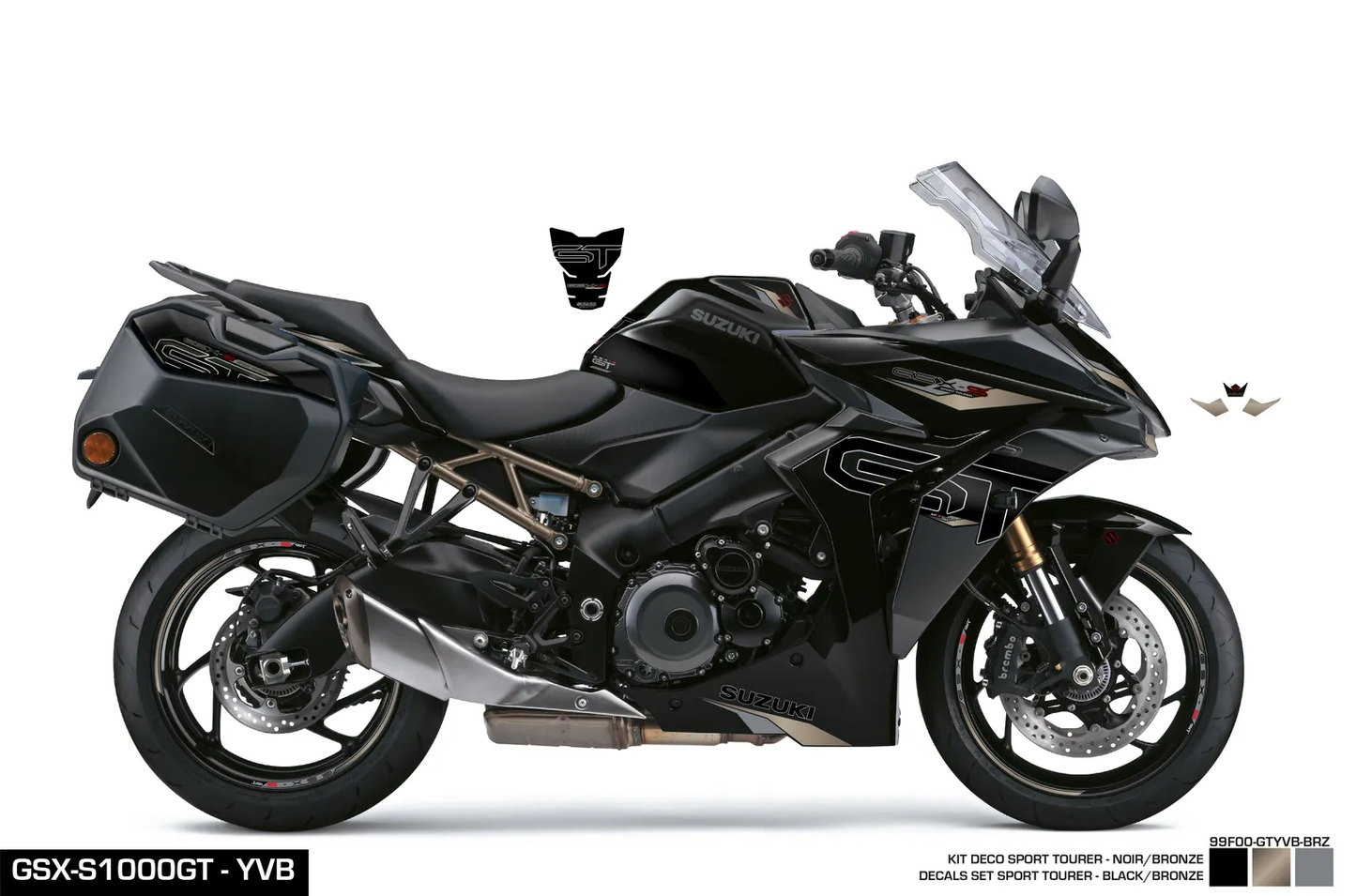 KIT DÉCO GSX-S 1000GT - YVB/BRONZE