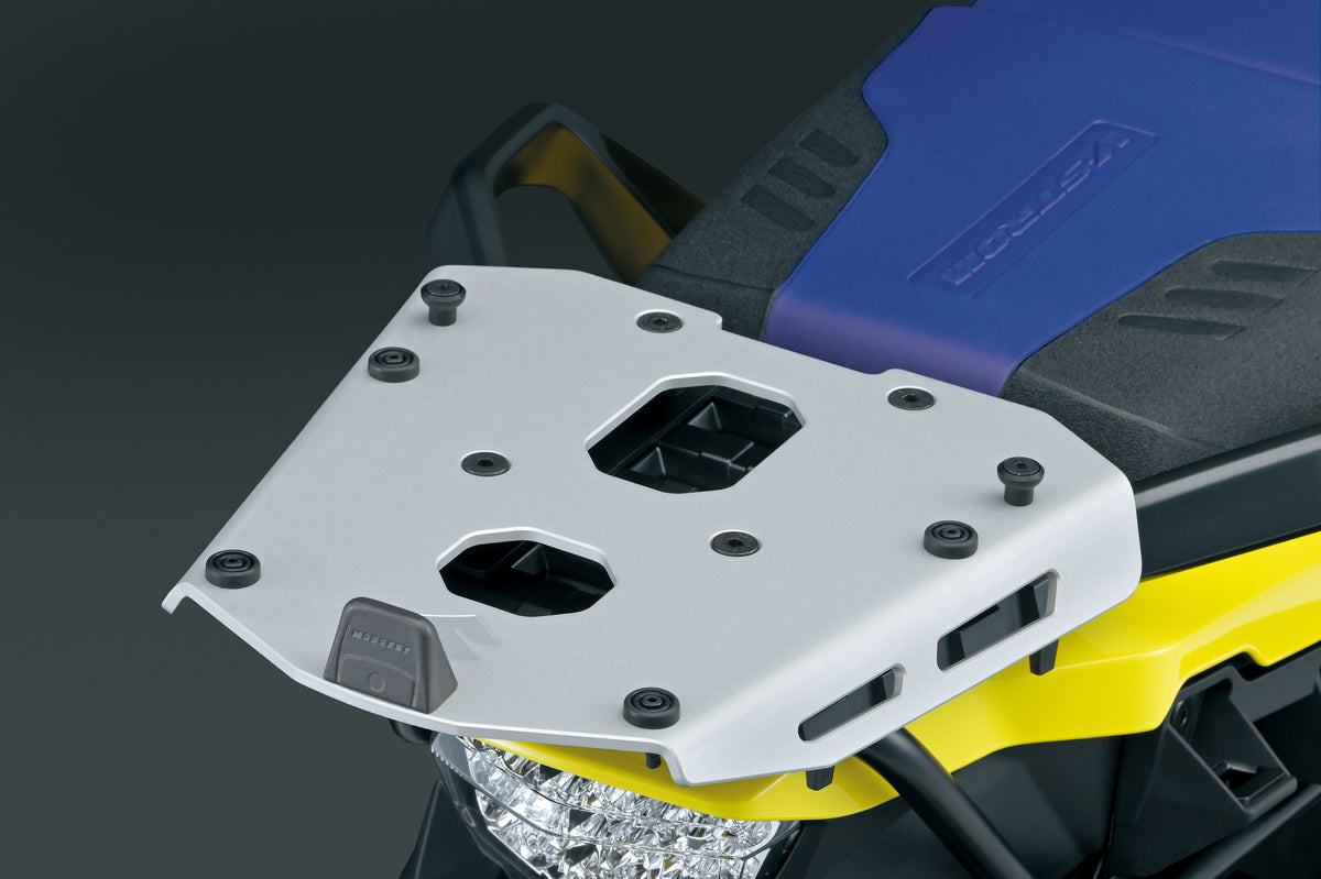 Platine de fixation top-case 56L - plastique Suzuki V-strom 800SE – Motos Dario Colmar