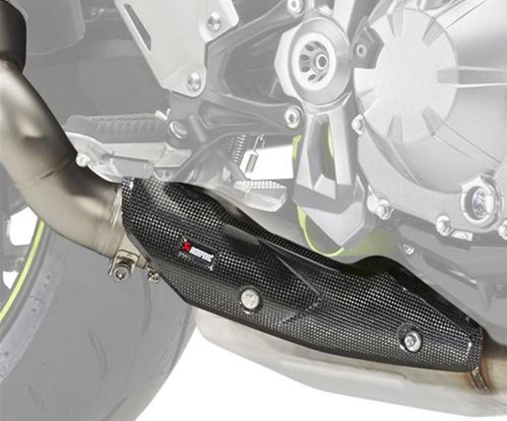 Protection thermique en carbone Akrapovič (Z900/70 kW/SE) Kawasaki – Motos Dario Colmar