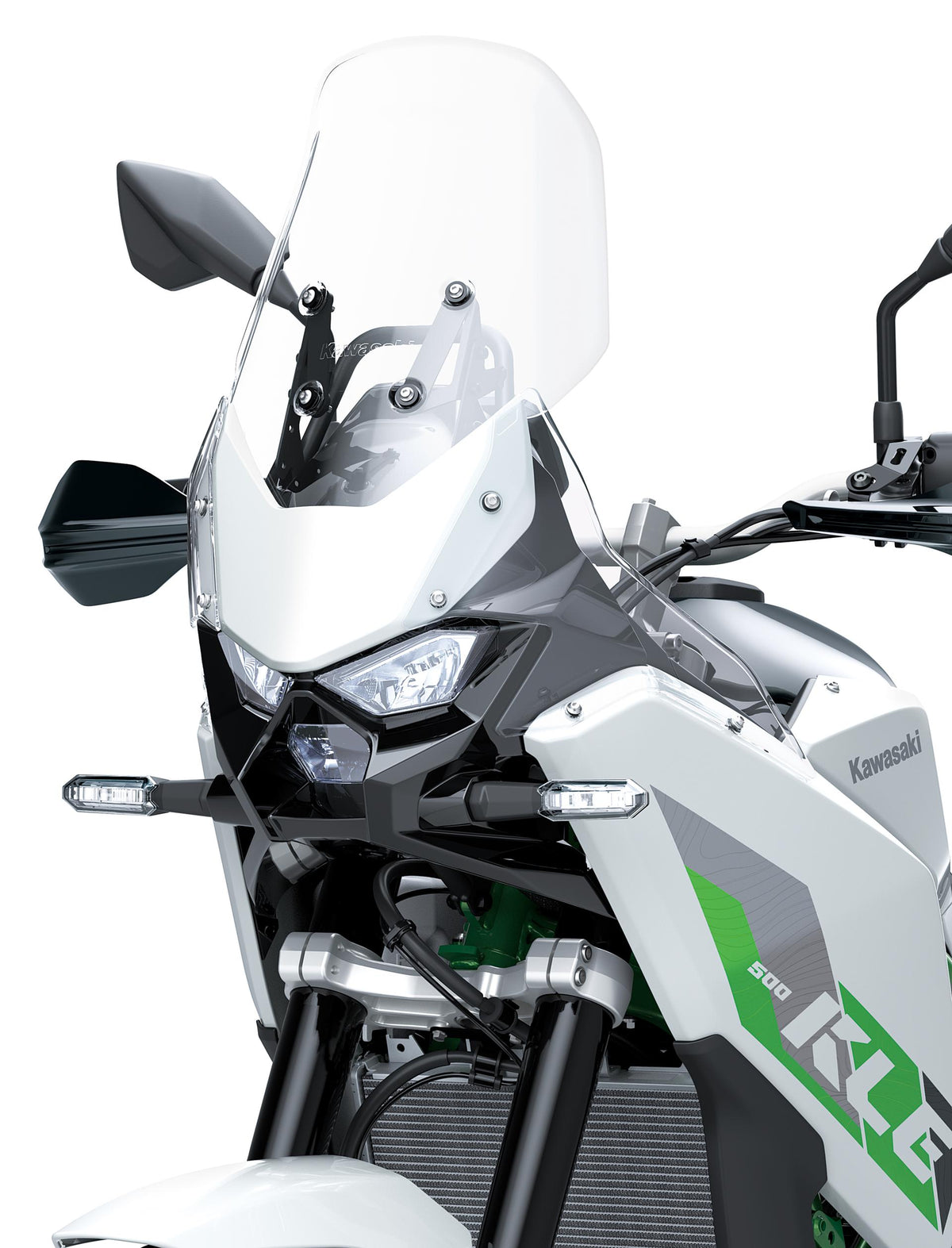 Bulle large claire (KLE500) Kawasaki – Motos Dario Colmar