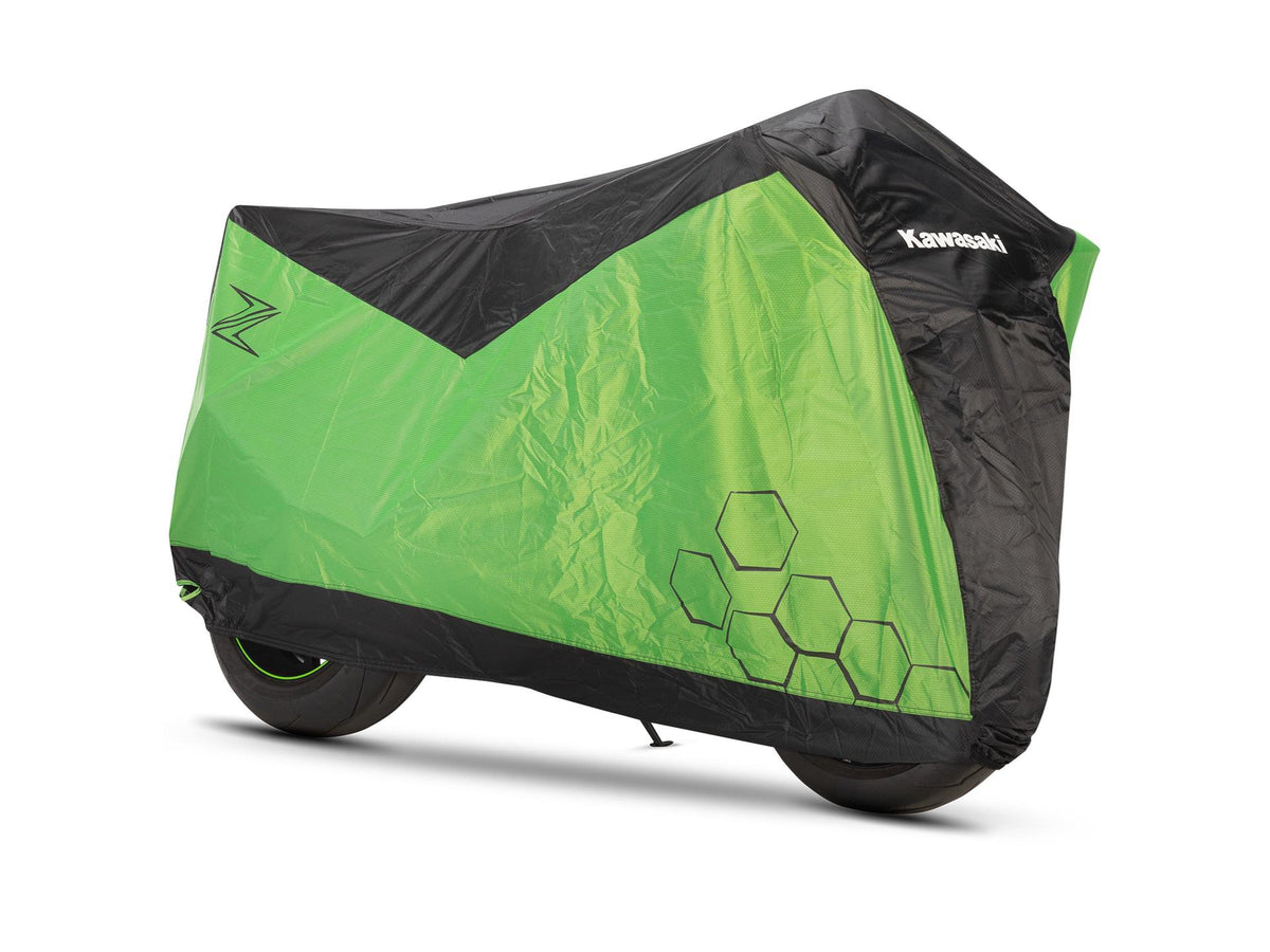 Bâche extérieure Z (Black/Green) Kawasaki – Motos Dario Colmar