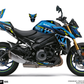 KIT DECO GSX-S950/1000 BLEU/FLUO