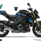 KIT DECO GSX-S950/1000 BLEU/FLUO