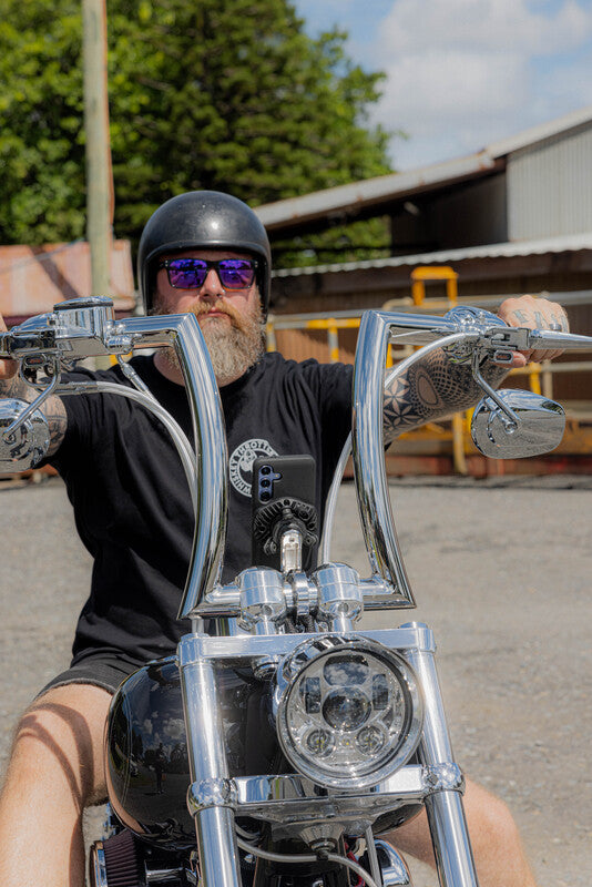 Support de montage guidon QUAD LOCK Pro/Pro Chrome - pour guidons FATBAR / spécial CUSTOM