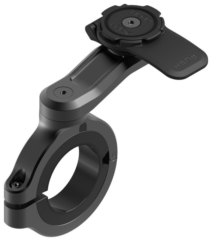 Support de montage guidon QUAD LOCK Pro/Pro Chrome - pour guidons FATBAR / spécial CUSTOM