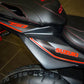 KIT DECO SUZUKI GSR 750 CARBONE ROUGE