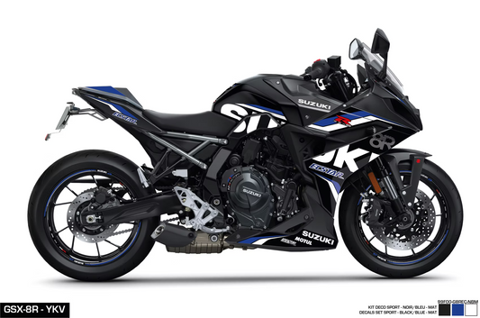 KIT DECO - GSX-8R SPORT NOIR/BLEU