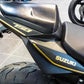 KIT DECO SUZUKI GSR 750 CARBONE JAUNE