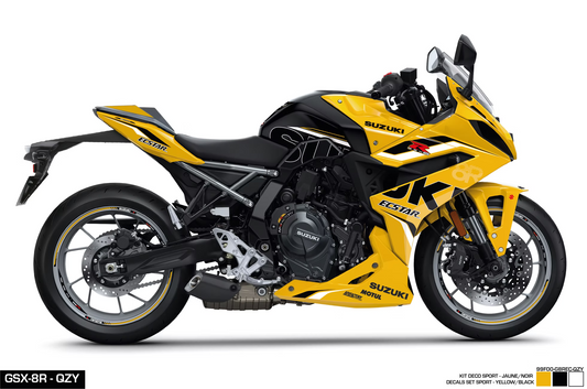 KIT DECO GSX-8R - SPORT - YELLOW/BLACK