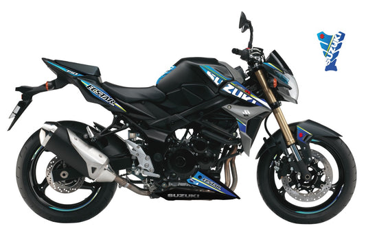 Kit déco Suzuki GSR 750 ECSTAR GP BLEU/JAUNE