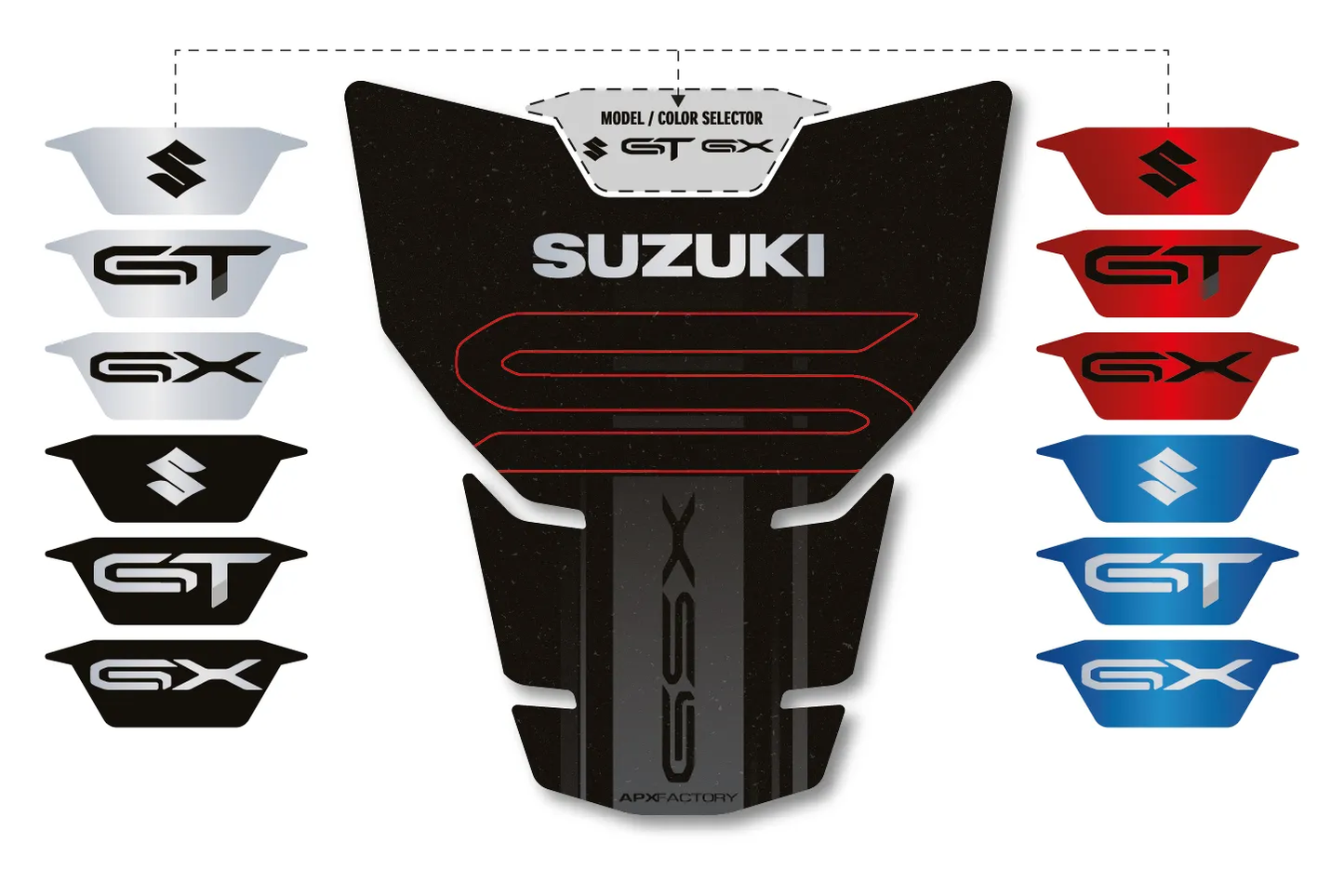 TANK PAD SUZUKI