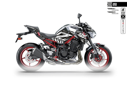 STICKERS SET Z900 PHASE 2 - RED TECK