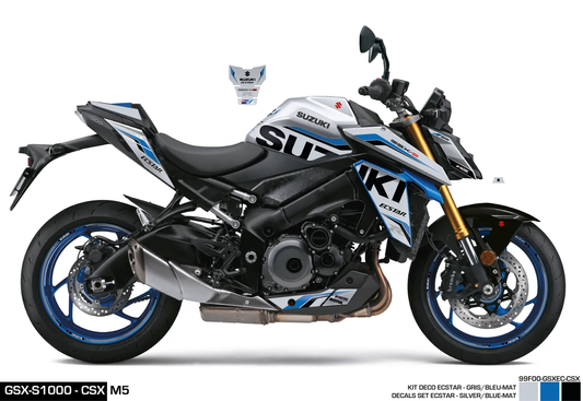 KIT DECO GSX-S950/1000 ECSTAR-SILVER/BLUE