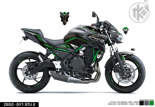 STICKERS SET Z650 PHASE 2 -KRT- CANDY GREEN