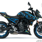 STICKERS SET GSX-8S -SLIDE- BLUE/LIME YELLOW