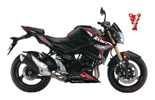 KIT DECO SUZUKI GSR 750 ECSTAR GP ROUGE