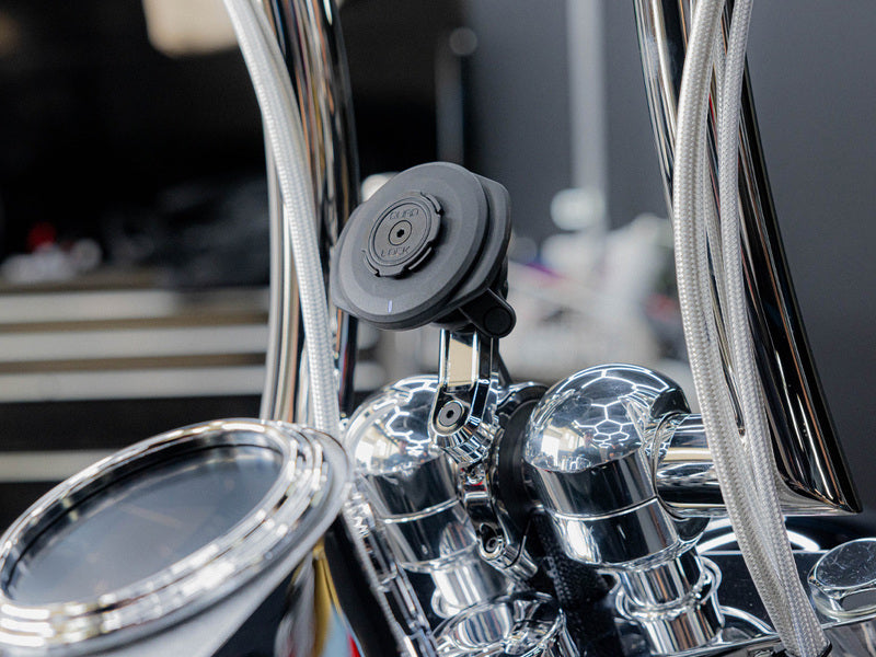 Support de montage guidon QUAD LOCK Pro/Pro Chrome - pour guidons FATBAR / spécial CUSTOM