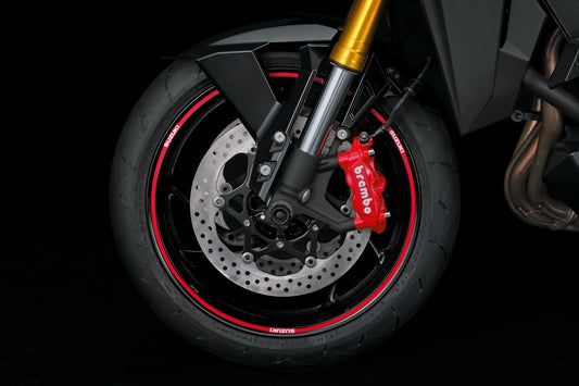 Liseret de jante 17'' - rouge Suzuki GSX-8R / GSX-S1000GX – Motos Dario Colmar