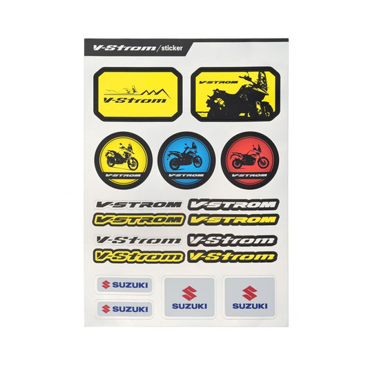 Feuille d'autocollants V-Strom Suzuki – Motos Dario Colmar