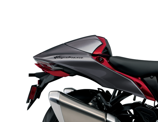 Capot de selle - gris/rouge Suzuki GSX1300R – Motos Dario Colmar