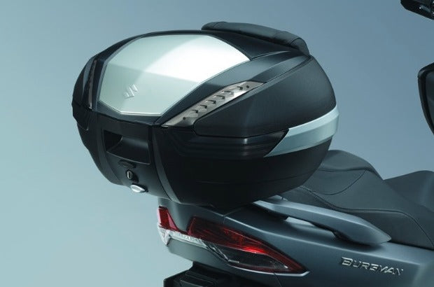 Top case 47 litres - plastique Suzuki Burgman 400 – Motos Dario Colmar