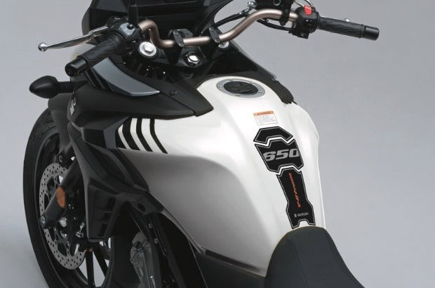 Tank pad - noir jaune Suzuki V-strom 650 XT / V-strom 650 – Motos Dario Colmar