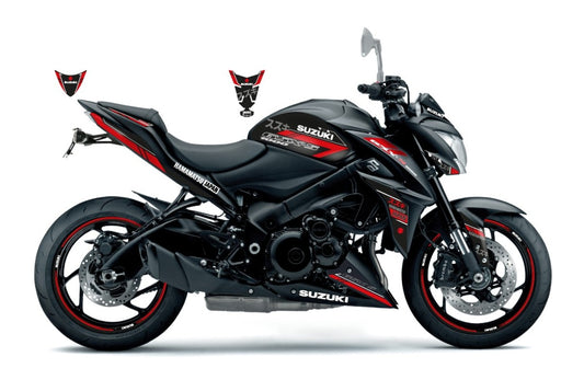 KIT DECO GSX-1000 JAPAN - NOIR/ROUGE MAT