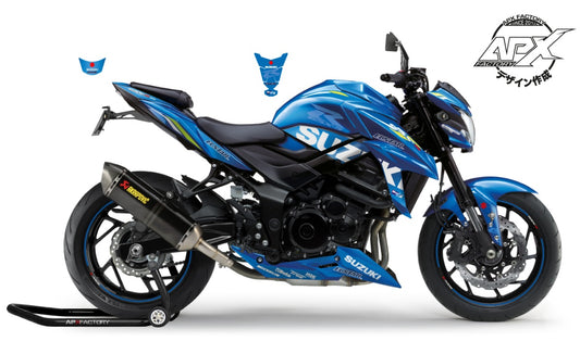 KIT DECO GSX-750 ECSTAR GP 2019 - BLEU YSF