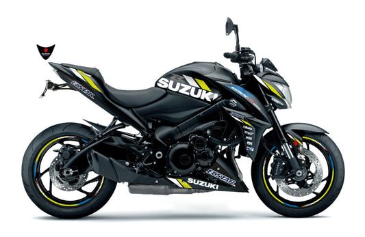 KIT DECO GSX-S1000 ECSTAR GP 2019 - NOIR/JAUNE-MAT