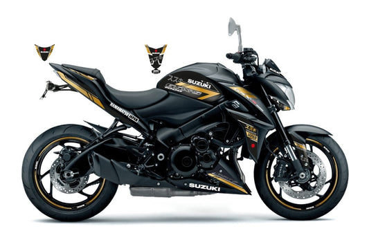 KIT DECO GSX-1000 JAPAN - NOIR/OR MAT